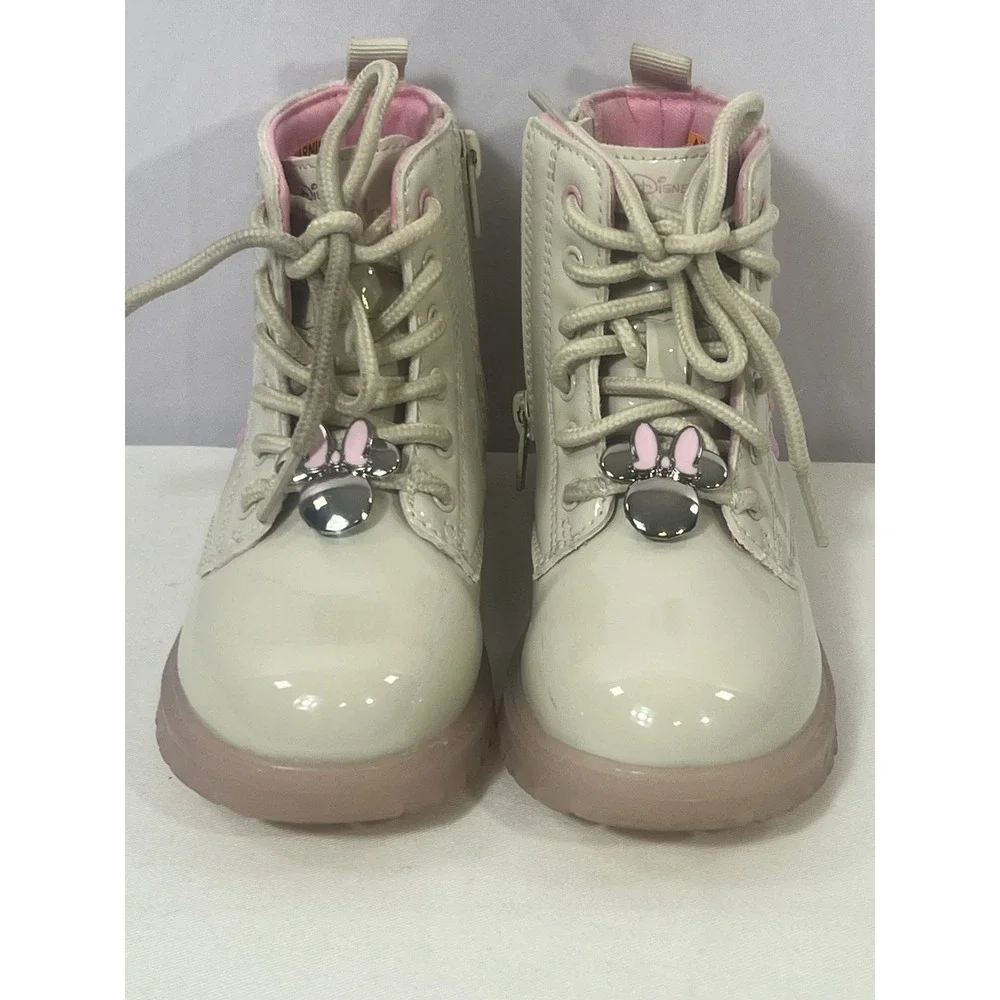 Disney Lace Up Shoes‎ For Girls Sz 9 Light Up Minnie Mouse